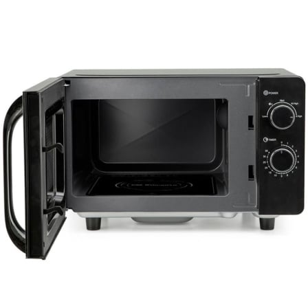 Microondas Orbegozo MI 2061 CE 700W 20L Tecnologia Flatbed Interior Cerâmico Preto - Imagem 2