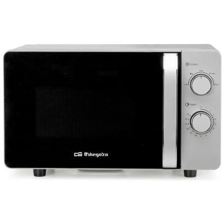 Micro-ondas Orbegozo MI 2062 CE 20L 700W Tecnologia Flatbed Interior Cerâmico Cinzento