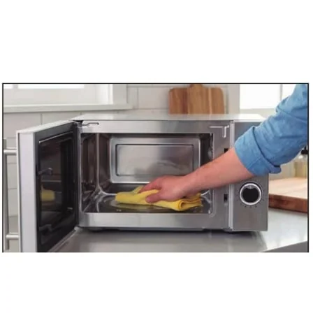 Micro-ondas Orbegozo MI 2080 700W 20L com 6 Níveis de Potência e Função Descongelar Prateado