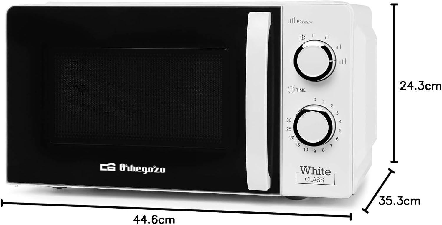 Micro-Ondas Orbegozo MI 2115/ 700W/ Capacidade 20L/ Branco - Imagem 6