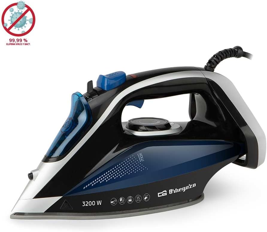 Ferro de Engomar Orbegozo SV 3200/ 3200W/ Depósito 380ml - Imagem 3