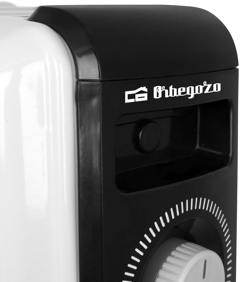 Radiador a Óleo Orbegozo RF 1000 A 1000W 5 Elementos 2 Níveis de Potência Termostato Regulável Branco - Imagem 5
