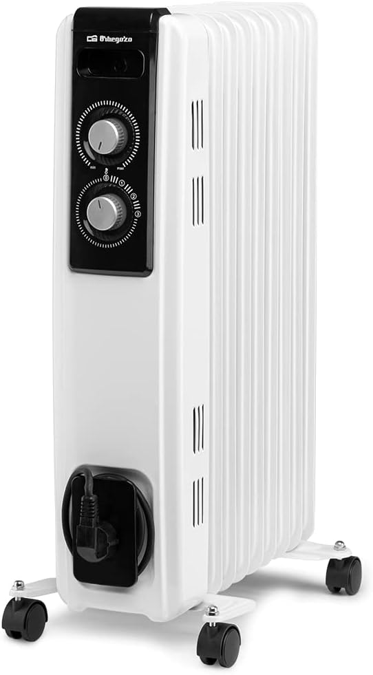 Radiador a Óleo Orbegozo RF 2000 A/ 3 Potências/ 2000W/ 9 Elementos Caloríficos - Imagem 1