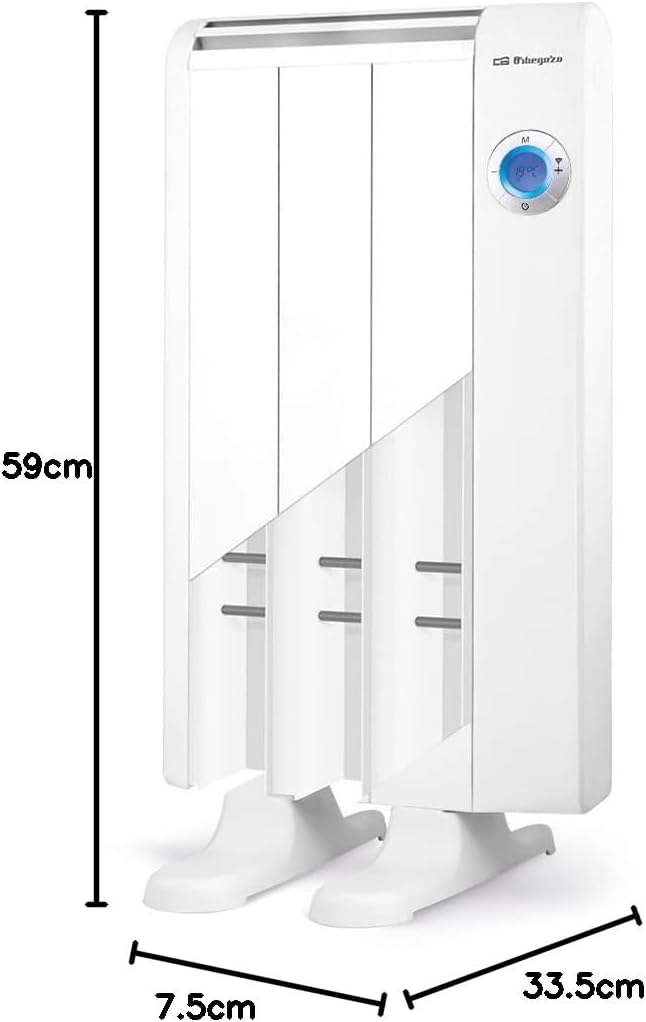 Emissor Térmico Orbegozo RRW 500/ 500W/ 3 Elementos Caloríficos/ WiFi - Imagem 8