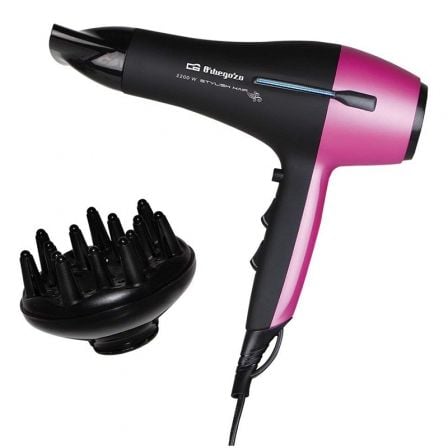 Secador Orbegozo SE-2320/ 2200W/ Preto e Lilás