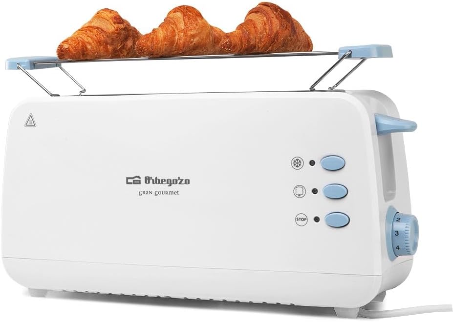 Torradeira Orbegozo TO 4012/ 850W/ Branco