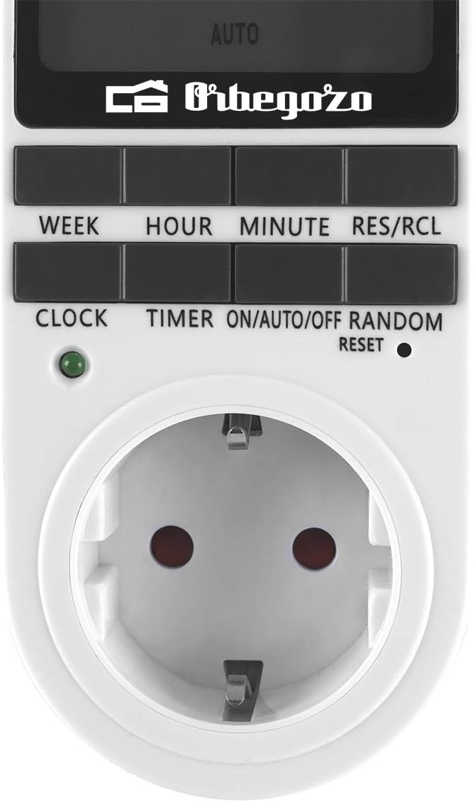 Programador de Tomada Orbegozo PG 25 / Potência Máxima 3680W - Imagem 4