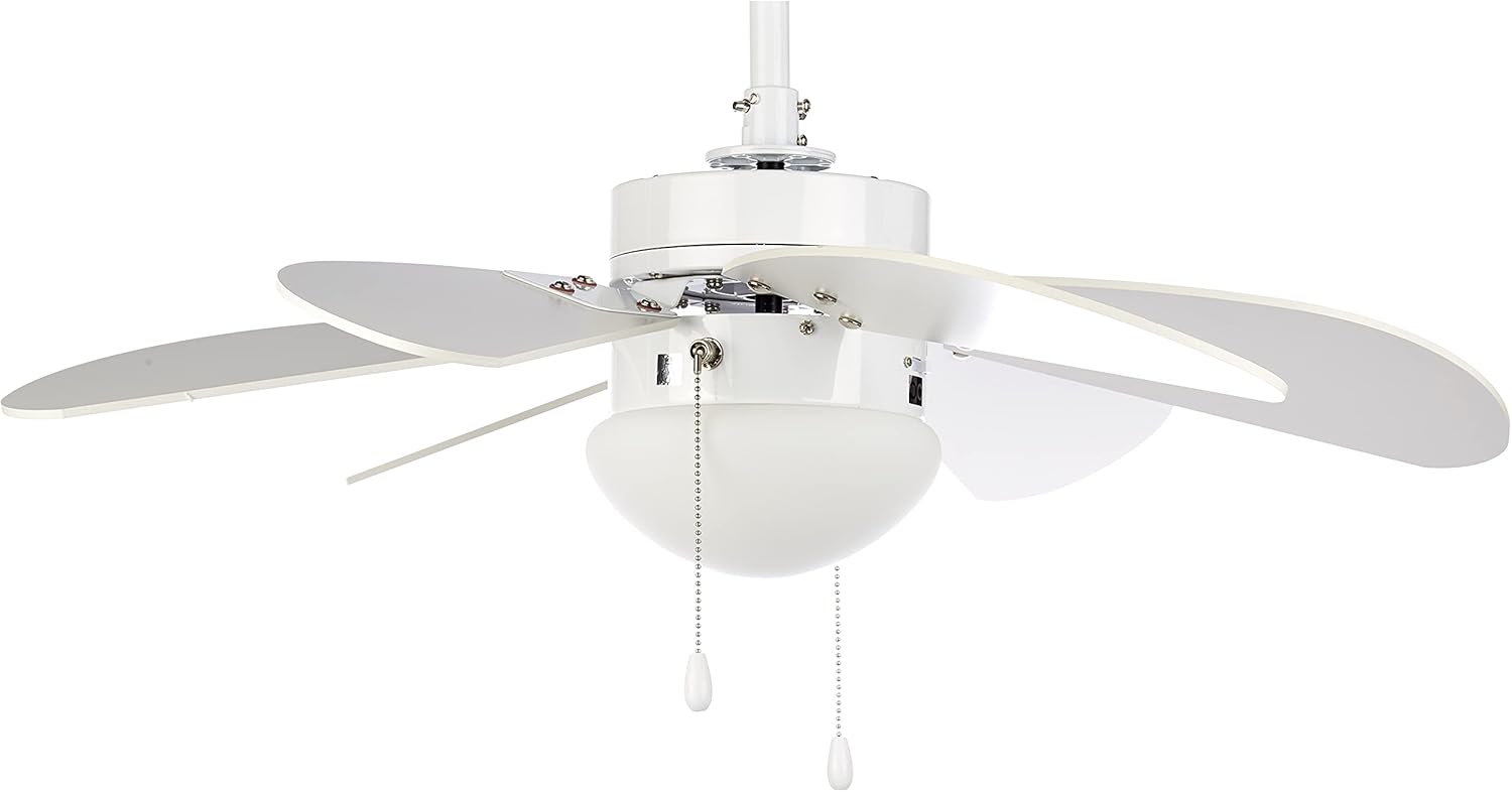 Ventilador de Teto Orbegozo CP 15076 B 80cm 50W 6 Pás 3 Velocidades Reversível Branco - Imagem 4