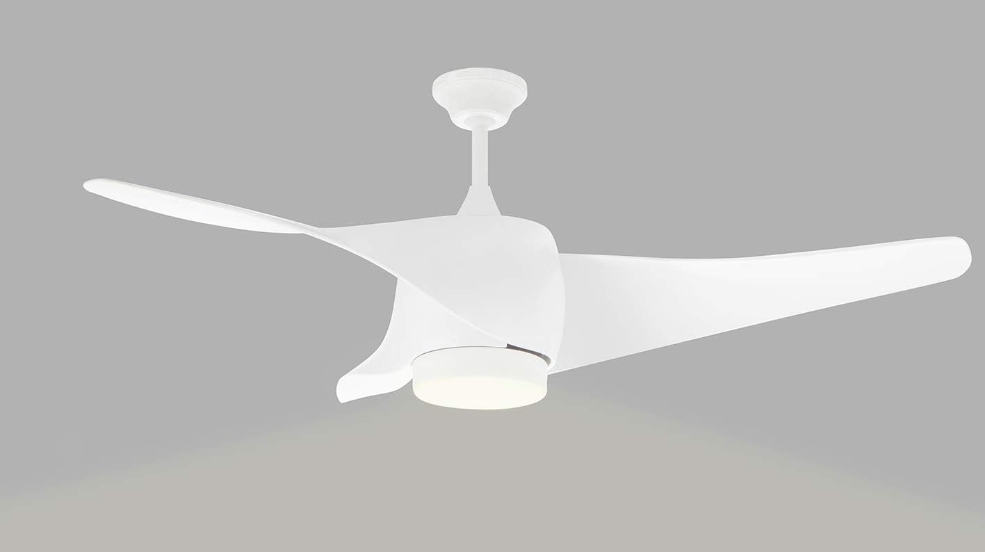 Ventoinha de Teto Orbegozo CP 99132 70W 132cm 3 Pás com Comando e Luz LED Branco - Imagem 2