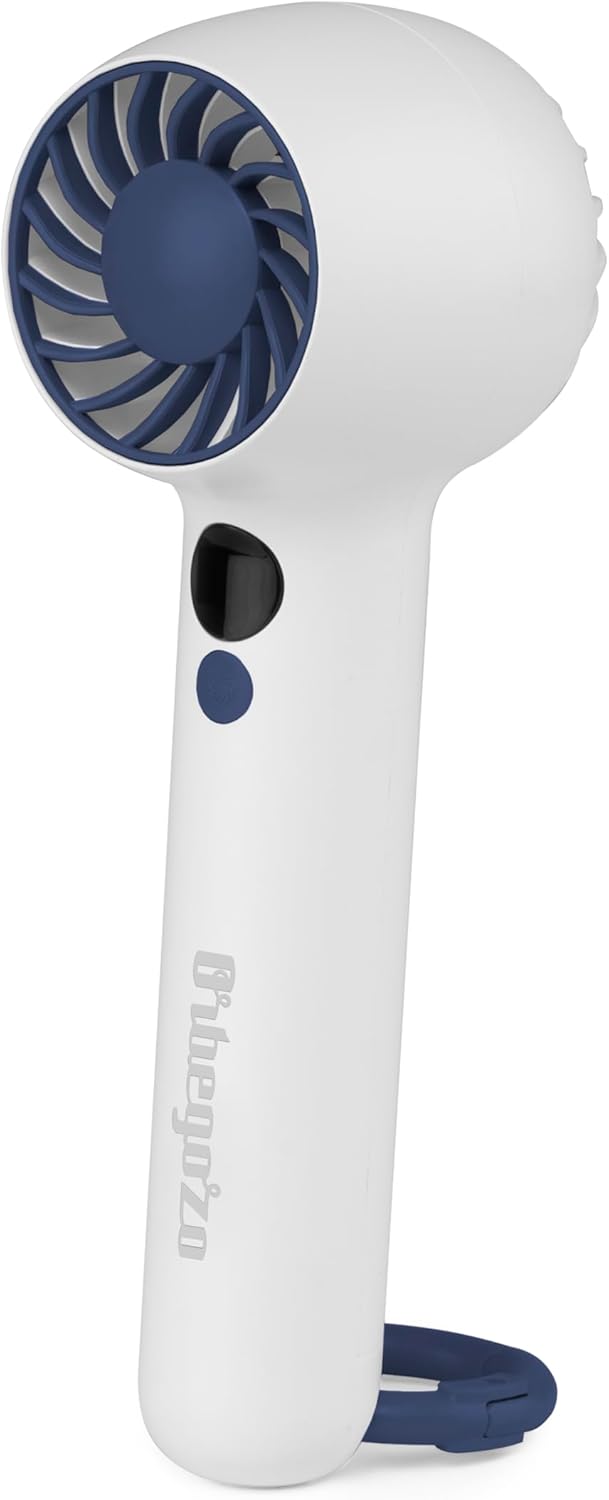 Ventilador de Mão Orbegozo HF 2200 3 Velocidades USB-C Bateria 1200 mAh e Display Digital - Imagem 2