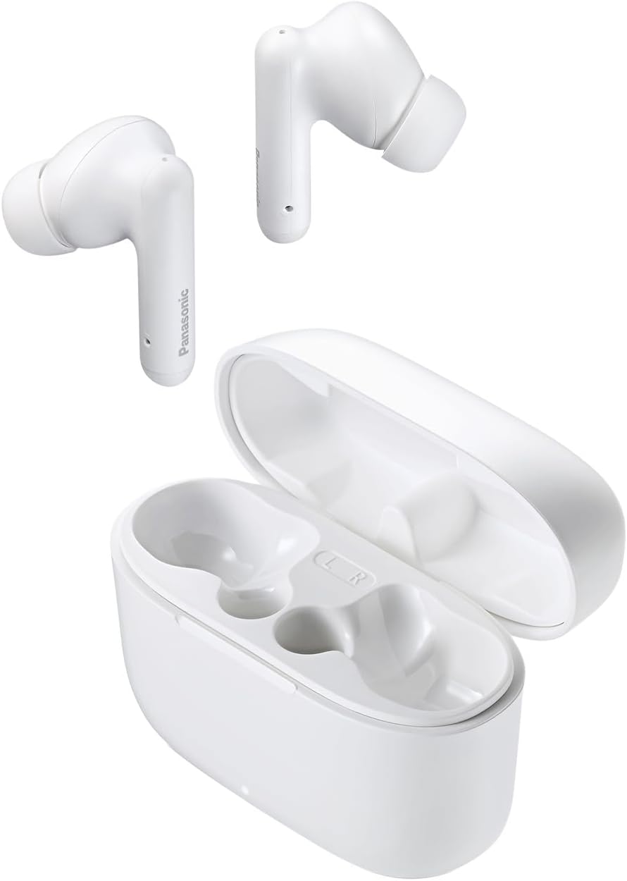 Auriculares Bluetooth Panasonic RZ-B110W com estojo de carga/ Autonomia 6h/ Brancos