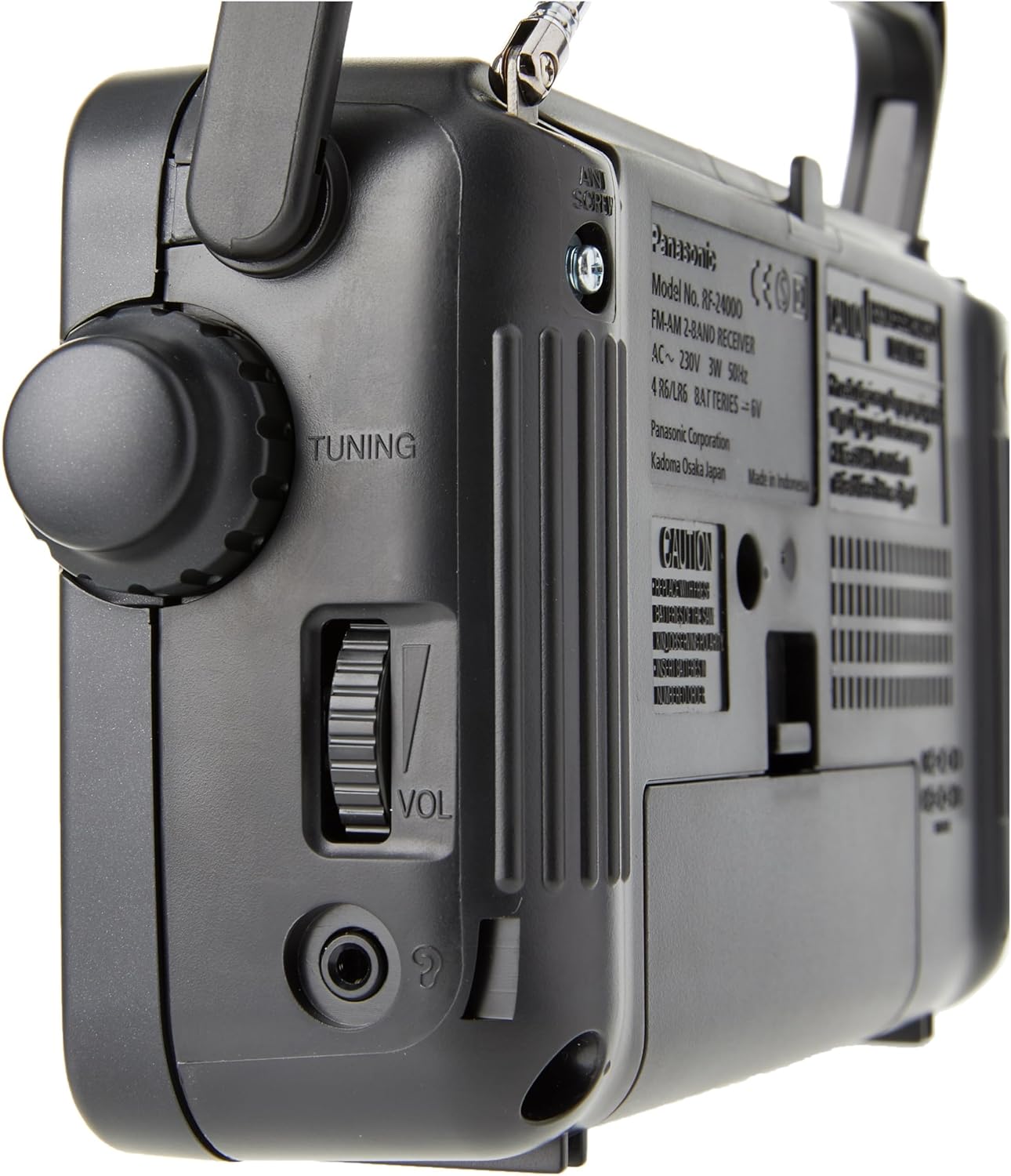Rádio Portátil Panasonic RF-2400DEG-K/ Preto - Imagem 3