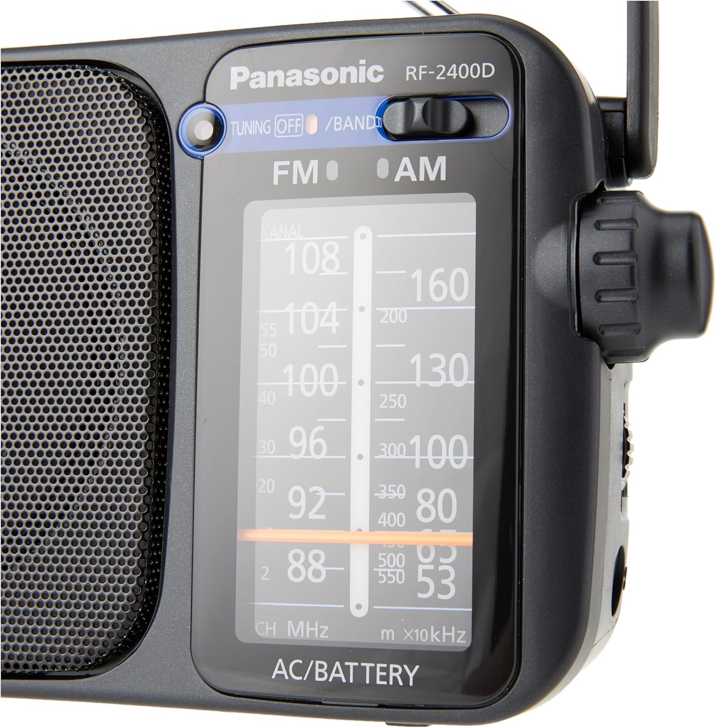 Rádio Portátil Panasonic RF-2400DEG-K/ Preto - Imagem 2