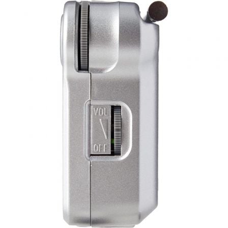 Rádio Portátil Panasonic RF-P150D / Com Bateria / A Pilhas / Prateada - Imagem 3