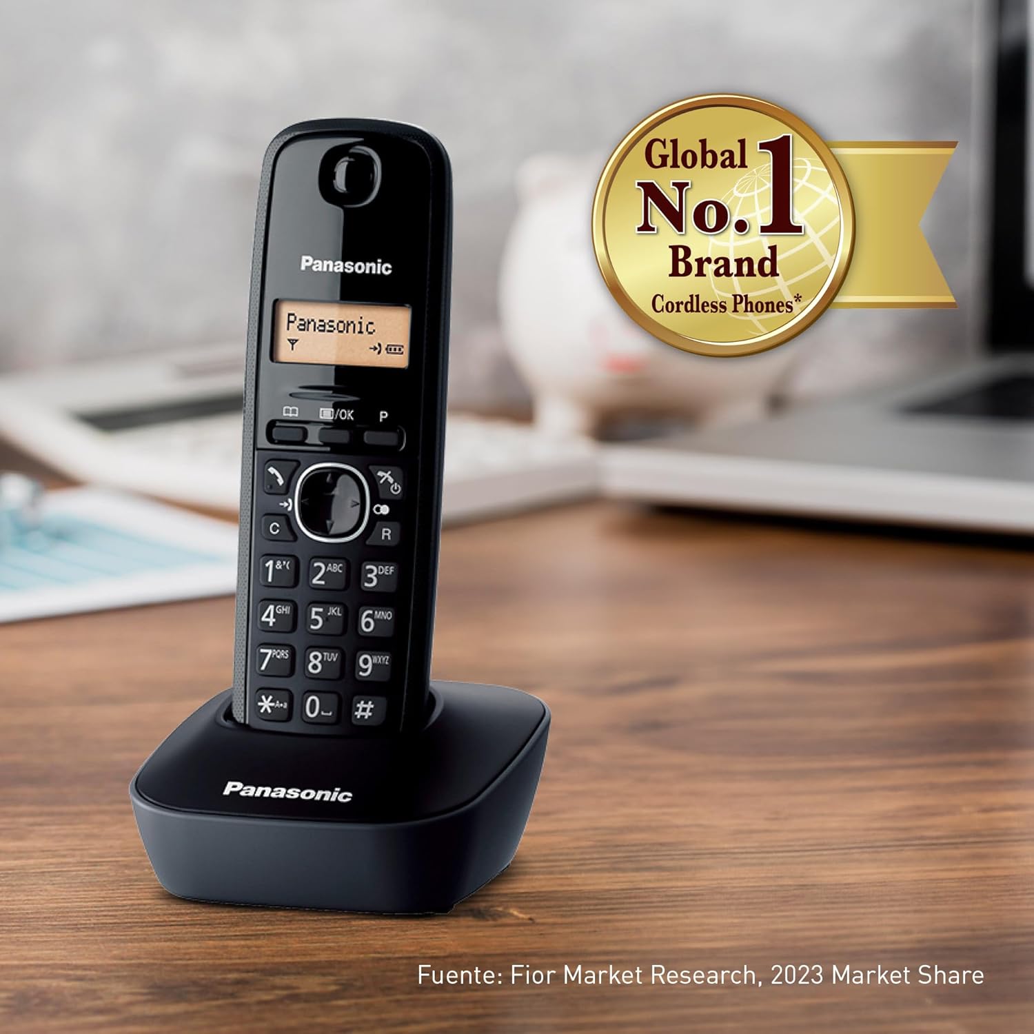 Telefone Sem Fios Panasonic KX-TG1611/ Preto - Imagem 7