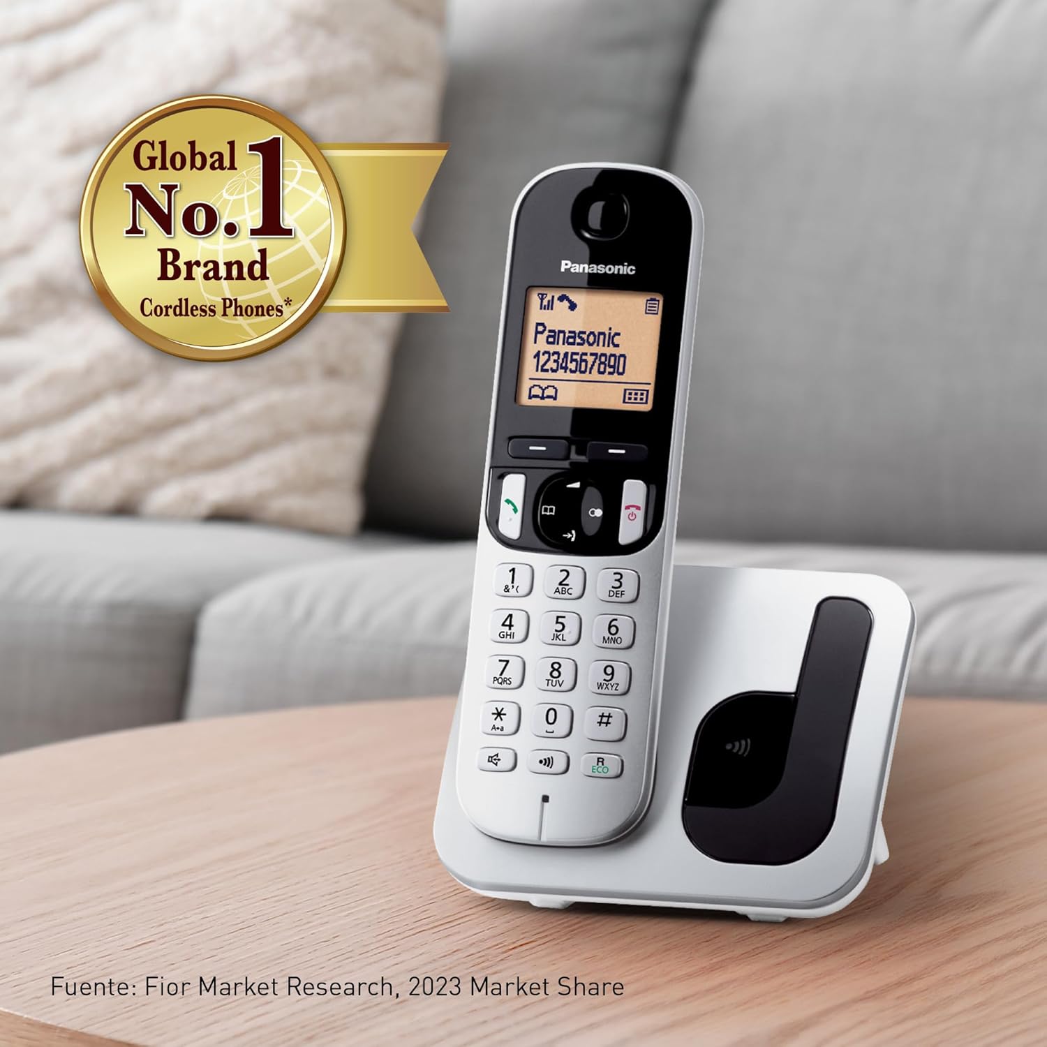 Telefone Sem Fios Panasonic KX-TGC210SP/ Prateado - Imagem 7