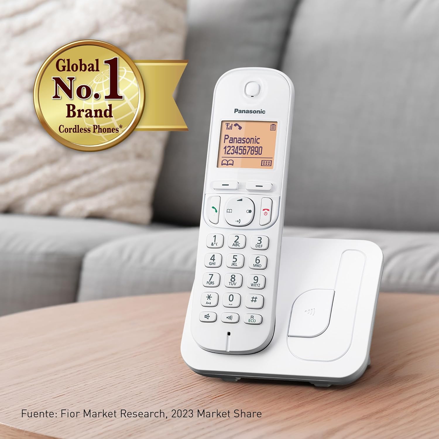 Telefone Sem Fios Panasonic KX-TG210SP/ Branco - Imagem 7