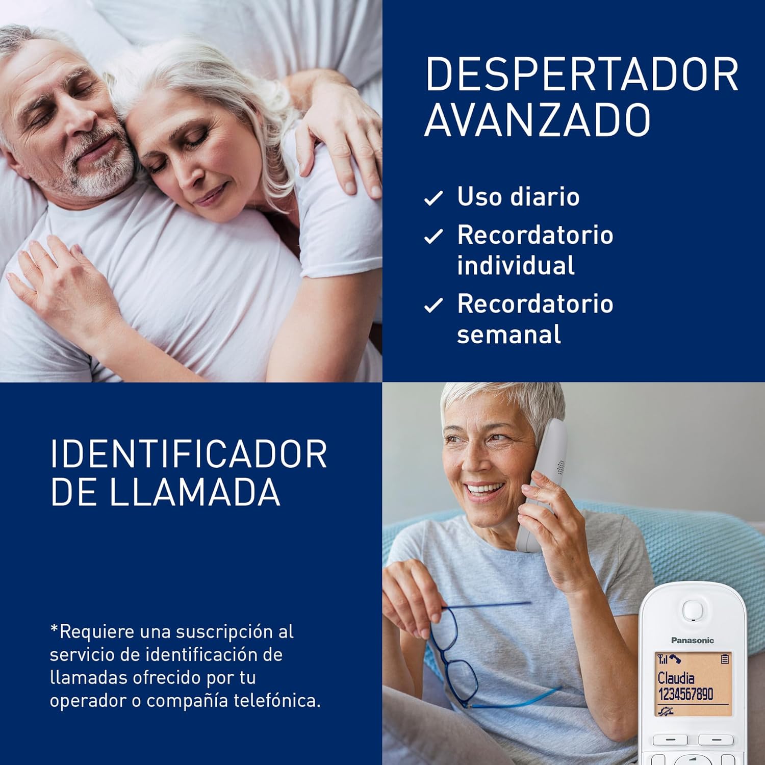 Telefone Sem Fios Panasonic KX-TG210SP/ Branco - Imagem 5