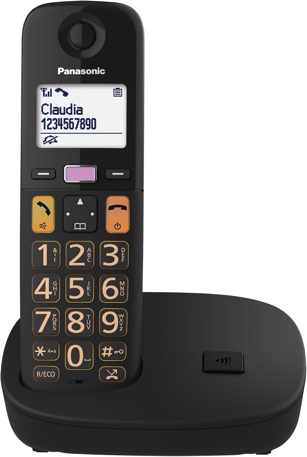 Telefone Sem Fios Panasonic KX-TGU112EXB/ Pack DUO/ Preto - Imagem 4