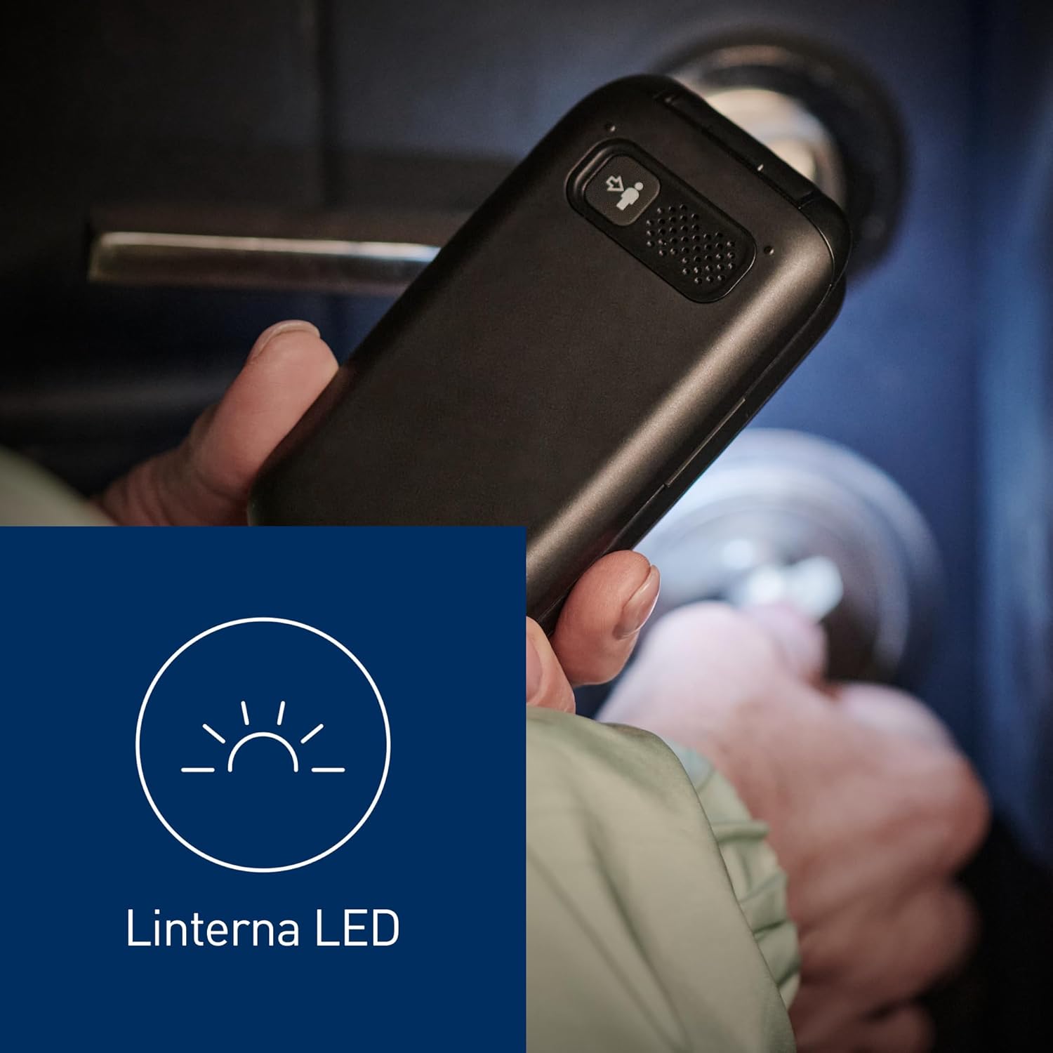 Telemóvel Panasonic KX-TU550 para Idosos / Preto - Imagem 7