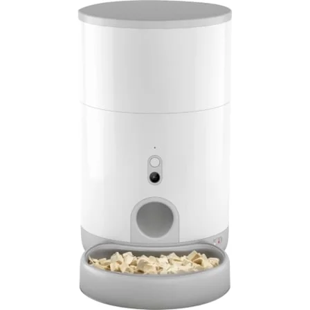 Alimentador Inteligente Petoneer Nutri Vision Mini 2.6L Câmara HD 130º Áudio Bidirecional Branco - Imagem 2