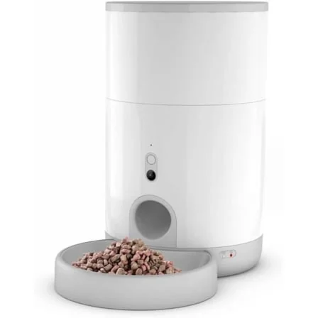 Alimentador Inteligente Petoneer Nutri Vision Mini 2.6L Câmara HD 130º Áudio Bidirecional Branco