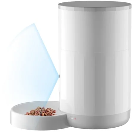 Alimentador Inteligente Petoneer Nutri Vision Mini 2.6L Câmara HD 130º Áudio Bidirecional Branco - Imagem 3