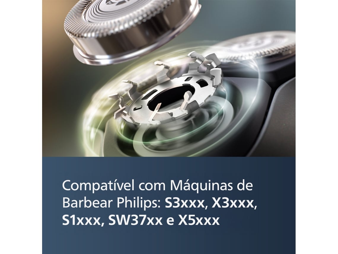 Cabeça de Substituição para Máquina de Barbear Elétrica Philips Series 3000 e 1000/ Pack 3 - Imagem 3