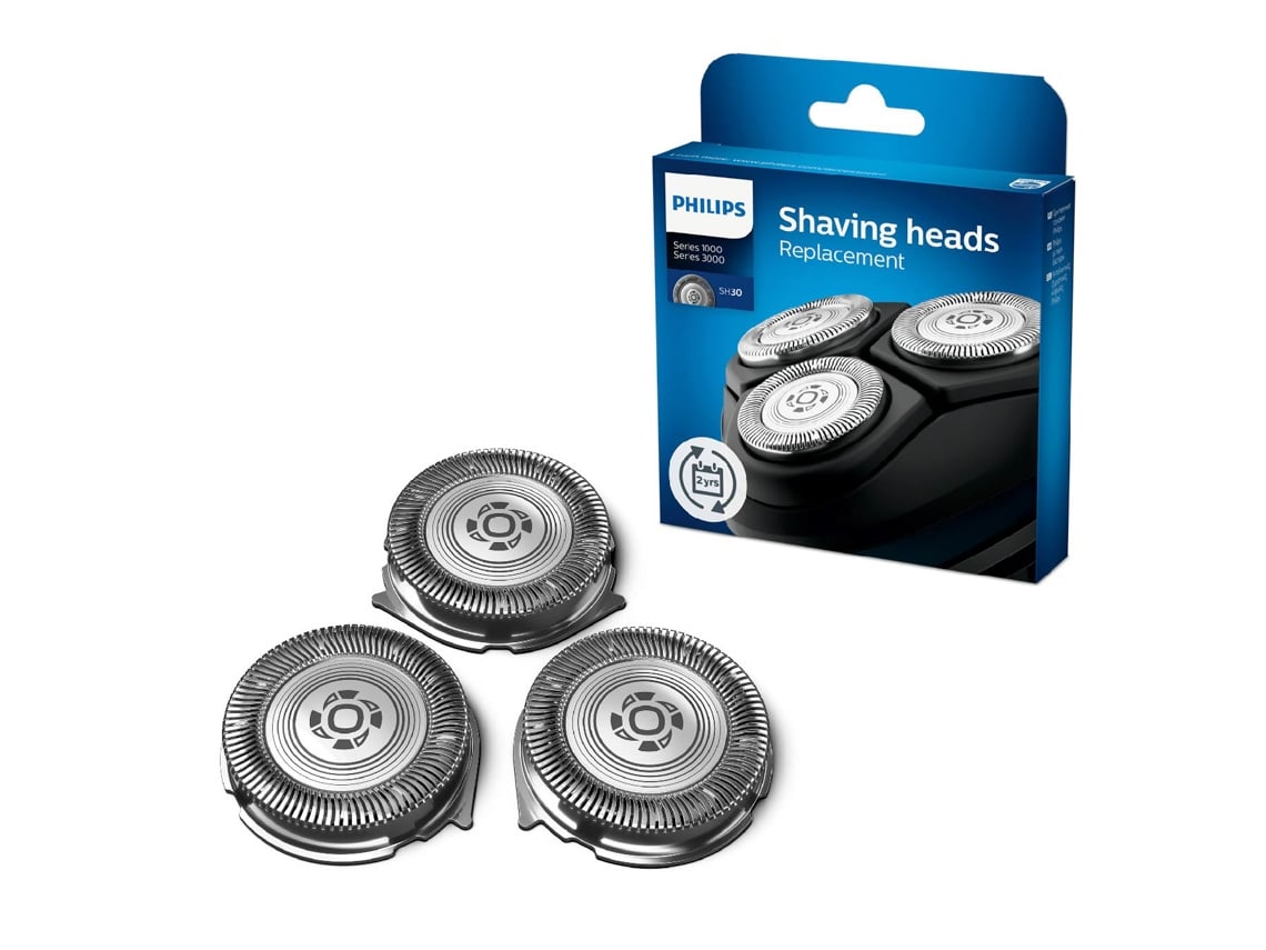 Cabeça de Substituição para Máquina de Barbear Elétrica Philips Series 3000 e 1000/ Pack 3