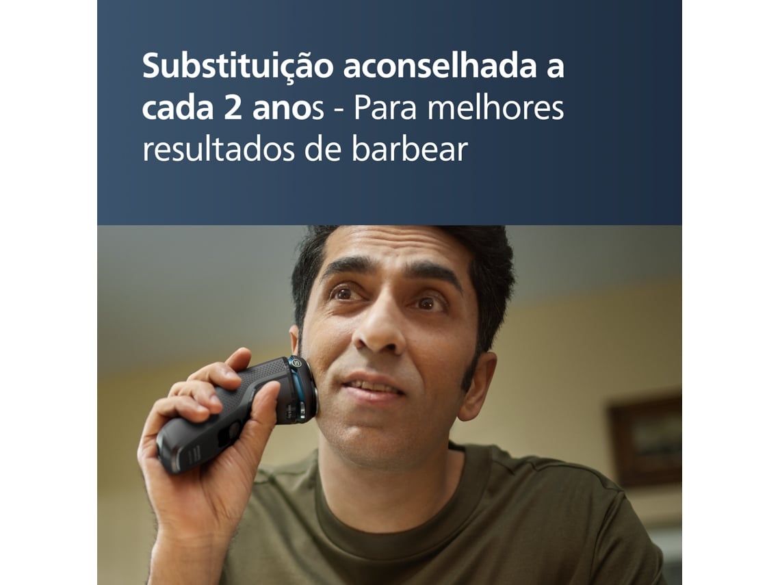 Cabeça de Substituição para Máquina de Barbear Elétrica Philips Series 3000 e 1000/ Pack 3 - Imagem 4