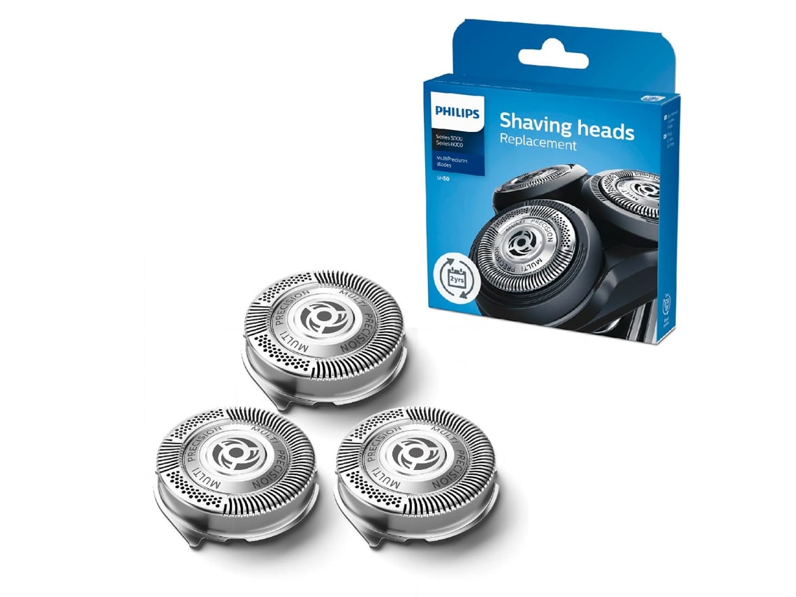 Cabeça de substituição para Máquina de Barbear Elétrica Philips Series 5000 e 6000/ Pack 3