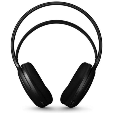 Auriculares Sem Fios Philips SHC5200M2 Altifalantes 32mm Autonomia 30h Alcance 30m Preto - Imagem 3