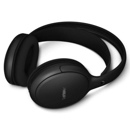 Auriculares Sem Fios Philips SHC5200M2 Altifalantes 32mm Autonomia 30h Alcance 30m Preto - Imagem 2
