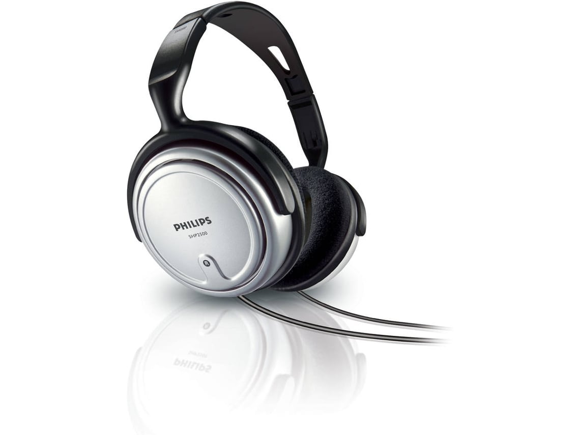Auriculares Philips SHP2500/10/ Jack 3.5/ Cinzentos