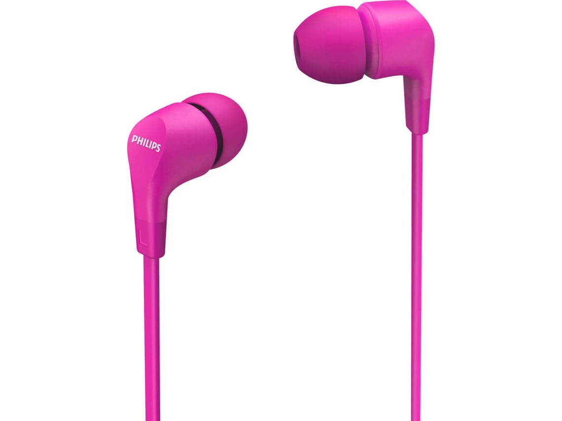 Auscultadores Intra-auditivos Philips TAE1105PK/ com Microfone/ Jack 3.5/ Rosa - Imagem 2