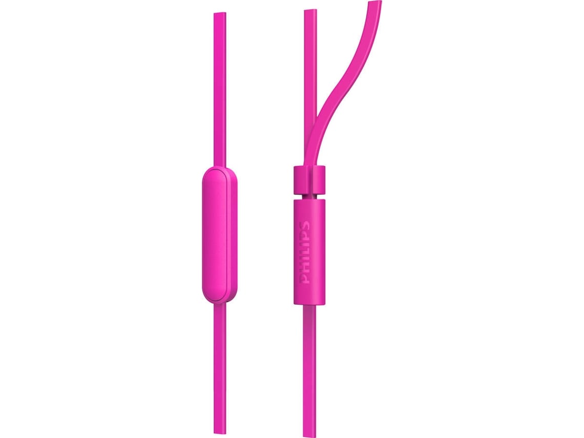 Auscultadores Intra-auditivos Philips TAE1105PK/ com Microfone/ Jack 3.5/ Rosa - Imagem 4