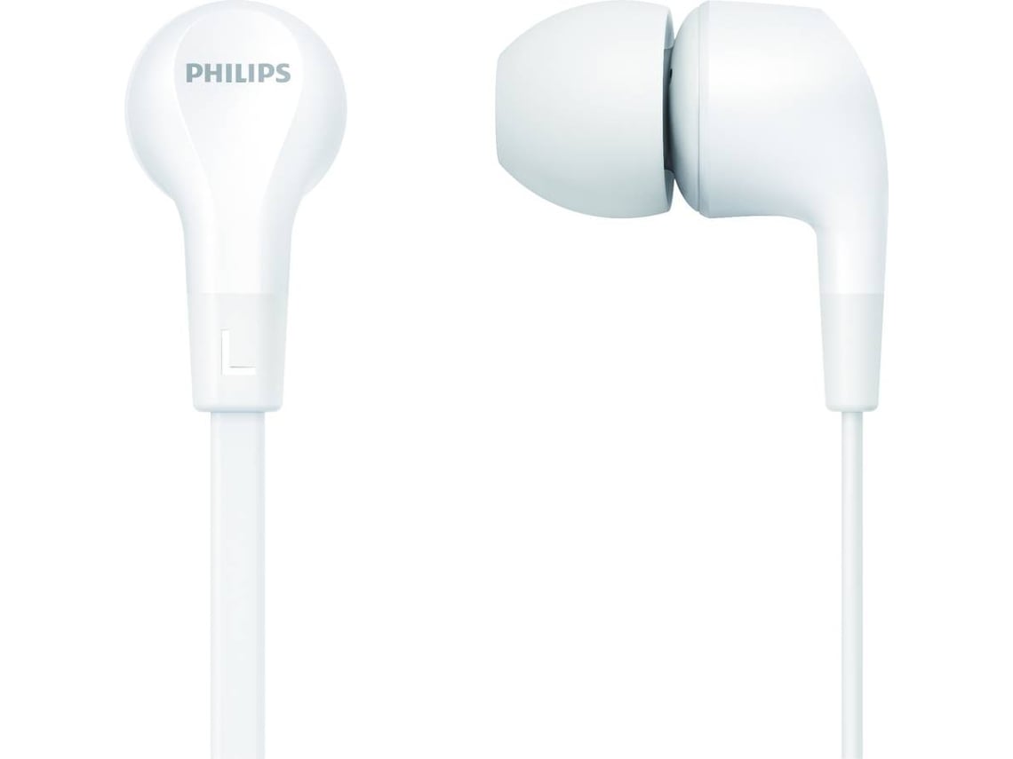 Auriculares Intra-auriculares Philips TAE1105WT/ com Microfone/ Jack 3.5/ Brancos - Imagem 2