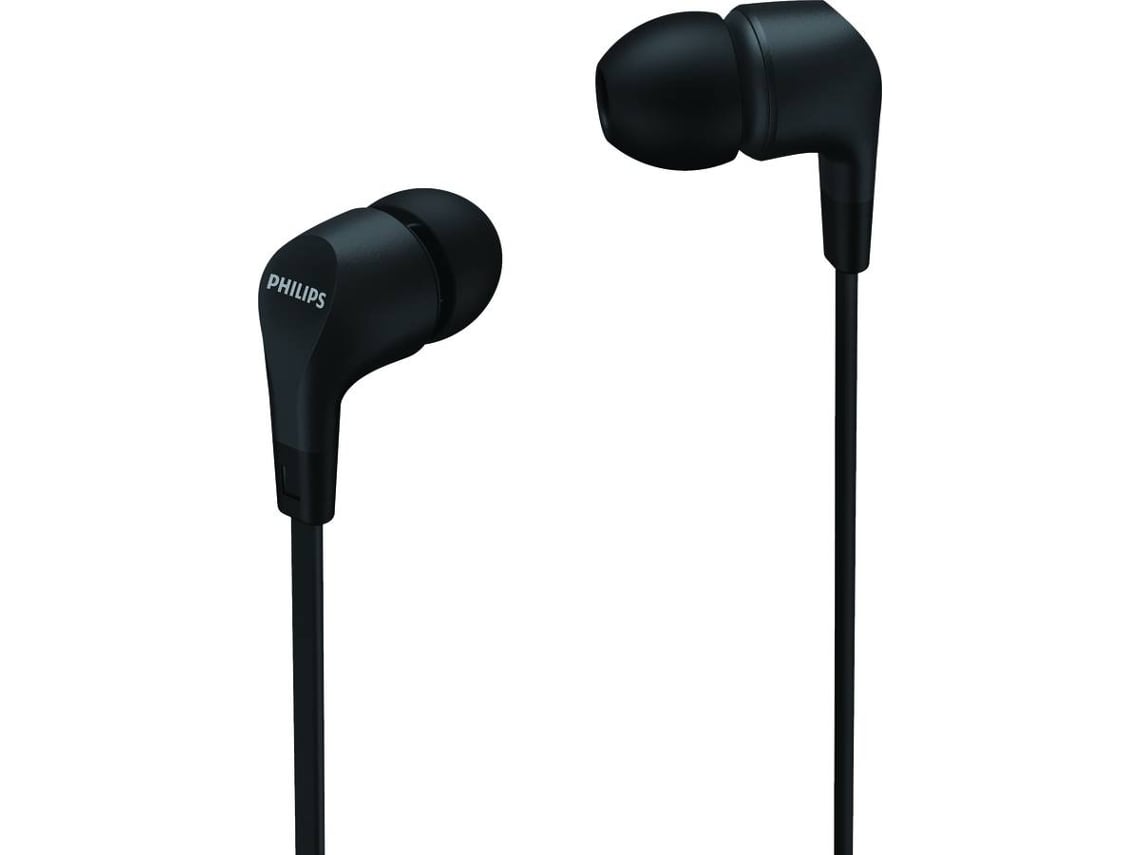 Auscultadores Intra-auriculares Philips TAE1105/ Jack 3.5/ Pretos - Imagem 2