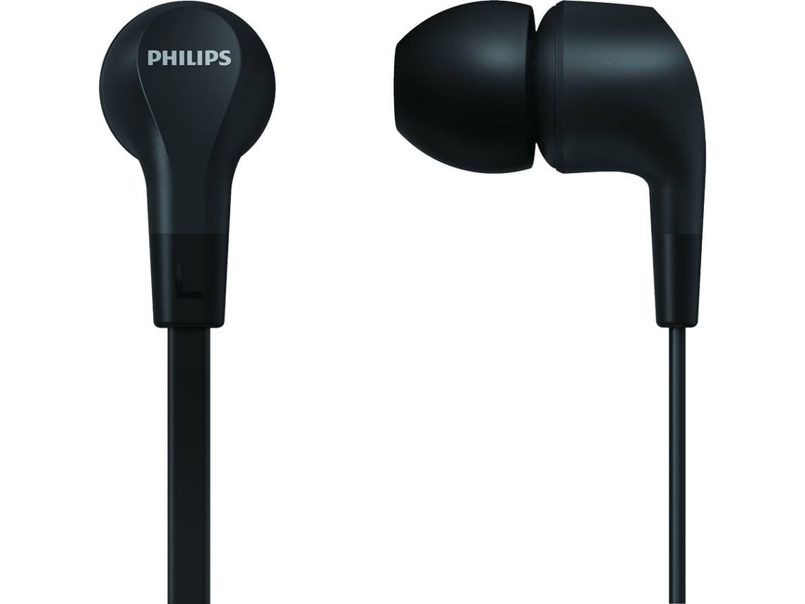 Auscultadores Intra-auriculares Philips TAE1105/ Jack 3.5/ Pretos