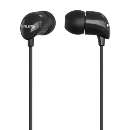 Auscultadores Intra-auriculares Philips TAE1126BK / com Microfone / Jack 3.5 / Pretos - Imagem 2