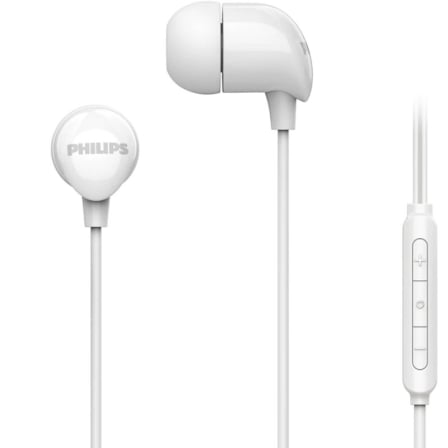 Auriculares Intrauditivos Philips TAE2146WT USB-C com Microfone 1.2m Branco
