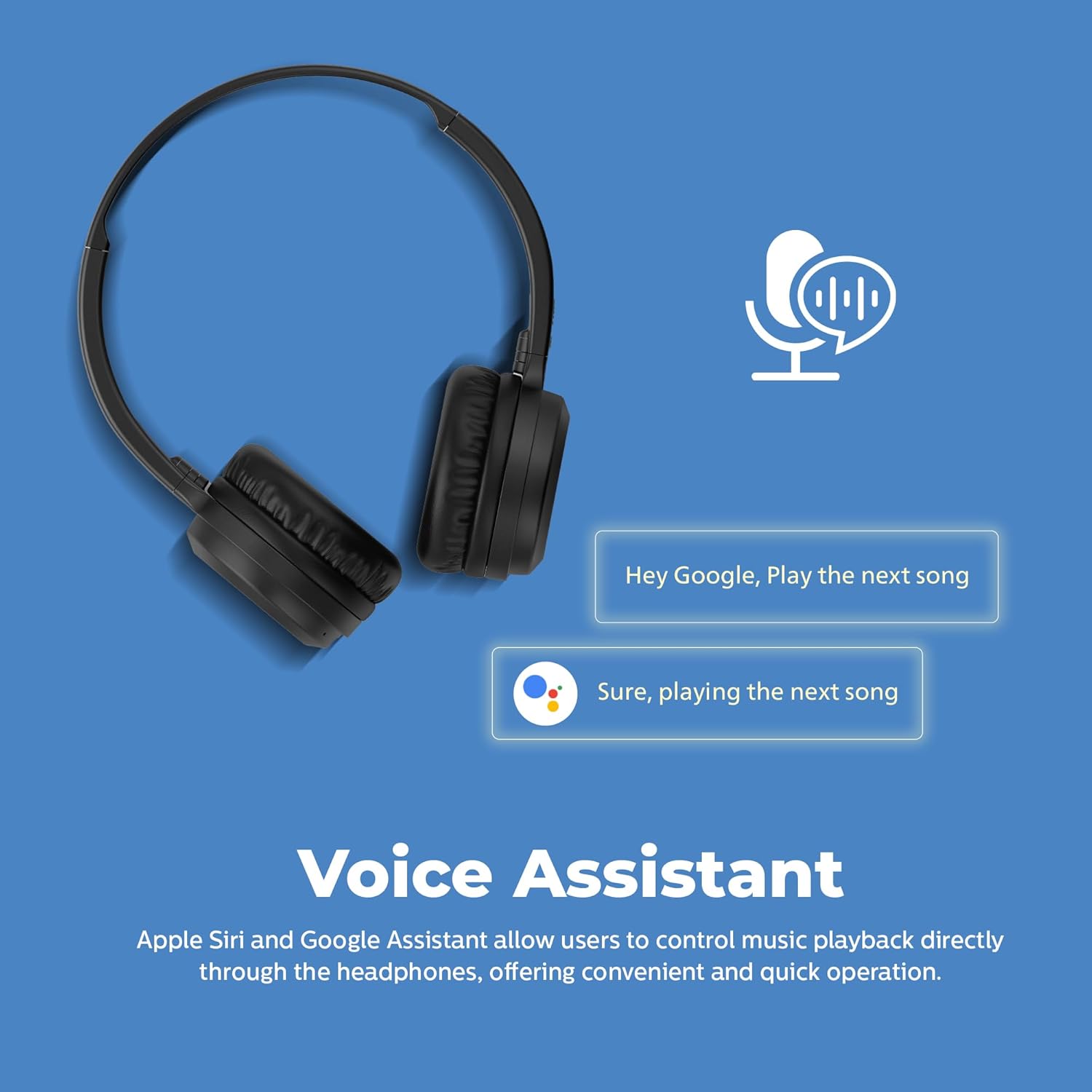 Auscultadores Sem fios Philips TAH1108BK/ com Microfone/ Bluetooth/ Pretos - Imagem 7