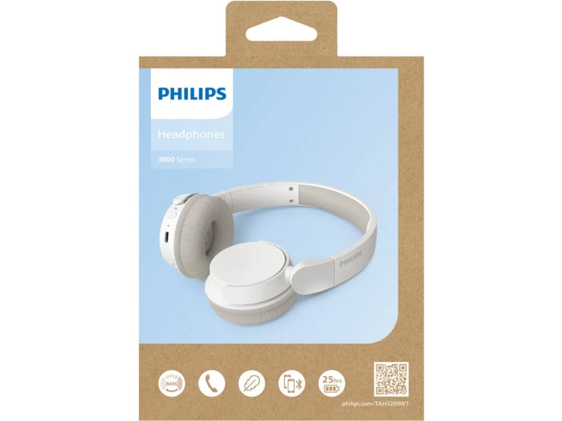 Auscultadores Sem Fios Philips TAH3209/ com Microfone/ Bluetooth/ Brancos - Imagem 7