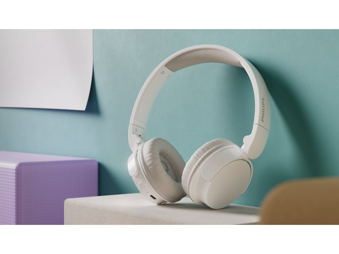 Auscultadores Sem Fios Philips TAH3209/ com Microfone/ Bluetooth/ Brancos - Imagem 9