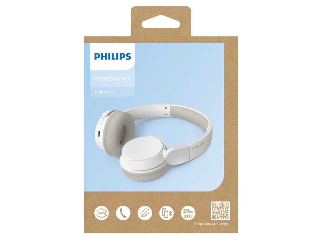Auscultadores Sem Fios Philips TAH3209/ com Microfone/ Bluetooth/ Brancos - Imagem 13