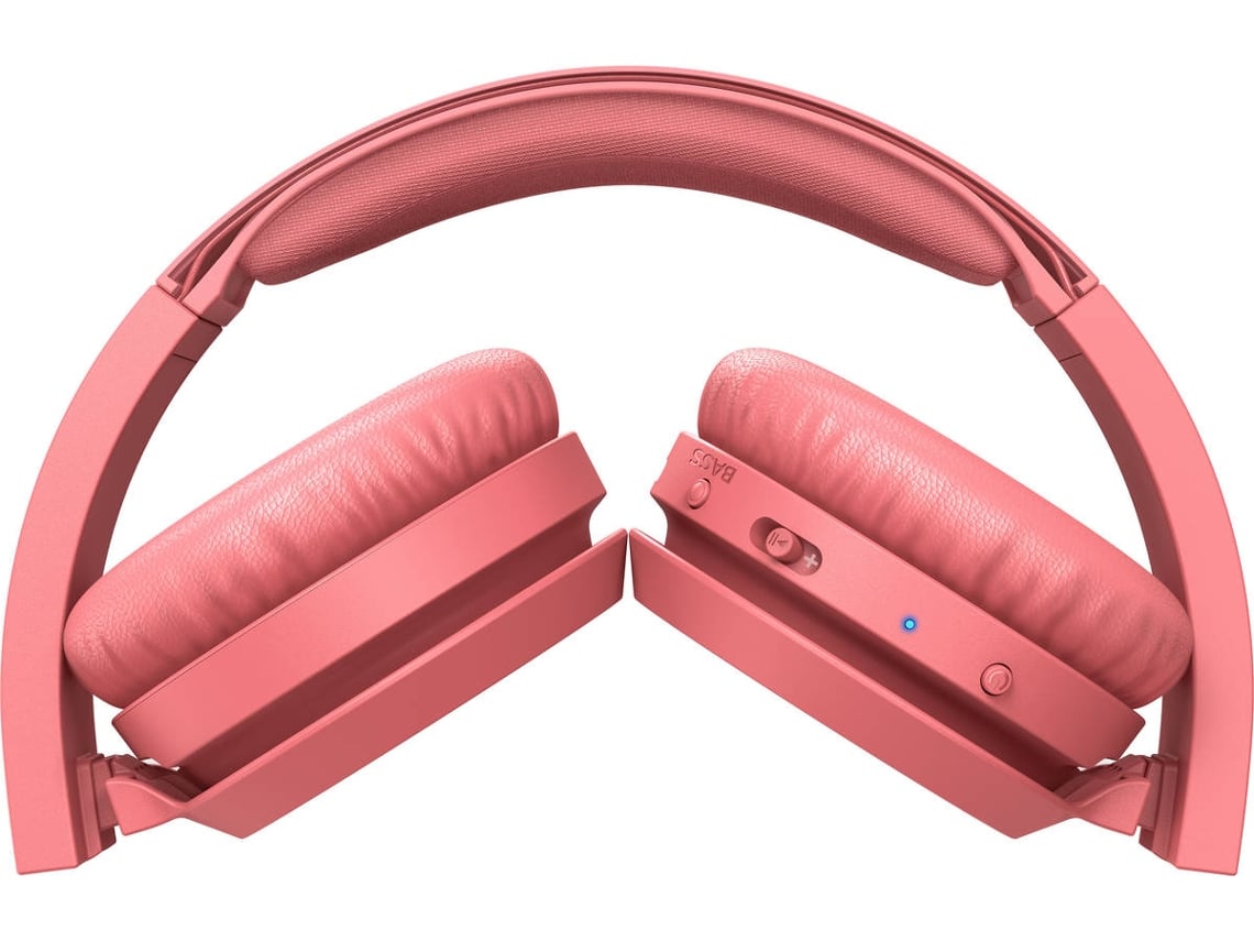 Auscultadores Sem Fios Philips TAH4205/ com Microfone/ Bluetooth/ Vermelhos - Imagem 3