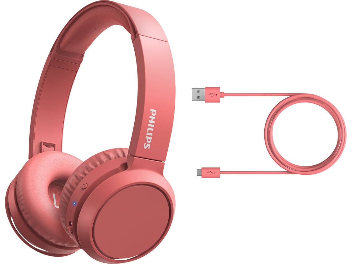 Auscultadores Sem Fios Philips TAH4205/ com Microfone/ Bluetooth/ Vermelhos - Imagem 7