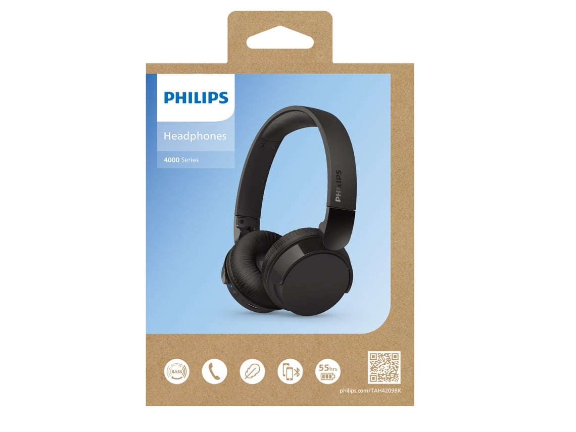 Auscultadores Sem Fios Philips TAH4209BK/ com Microfone/ Bluetooth/ Pretos - Imagem 13