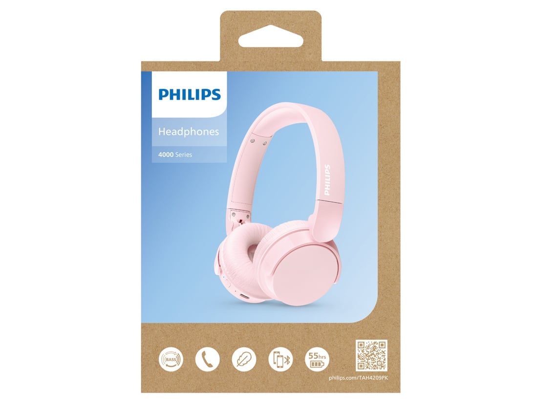 Auscultadores Sem Fios Philips TAH4209PK/ com Microfone/ Bluetooth/ Rosa - Imagem 13