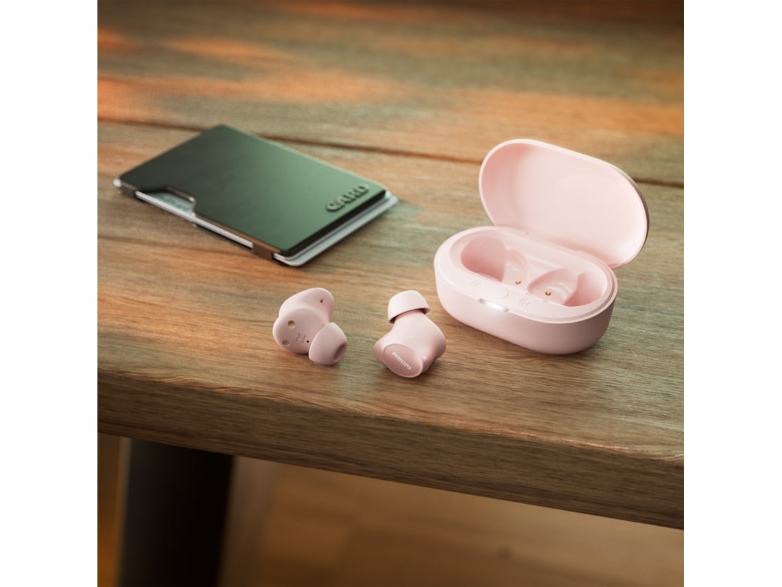 Auriculares Bluetooth Philips TAT1209 com estojo de carga/ Autonomia 6h/ Rosas - Imagem 7
